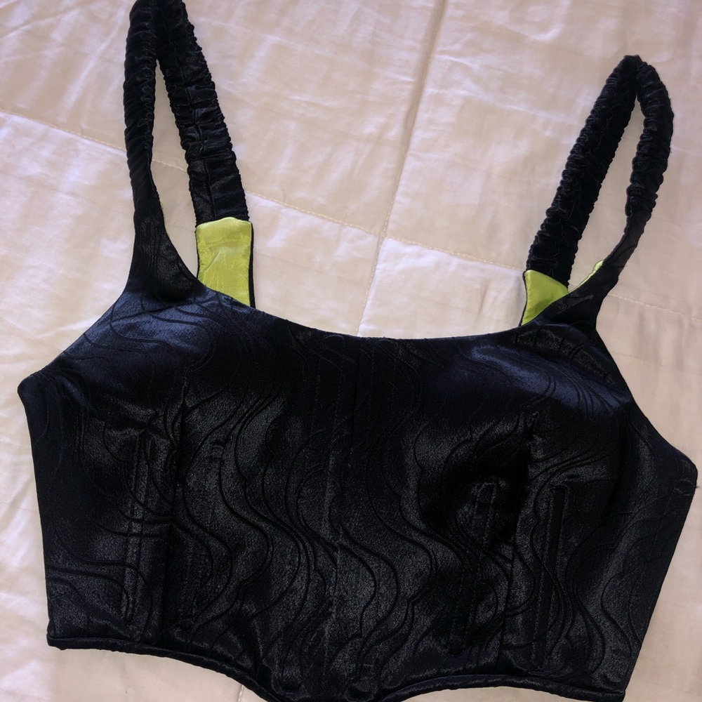 RAFA HOMME black corset bustier